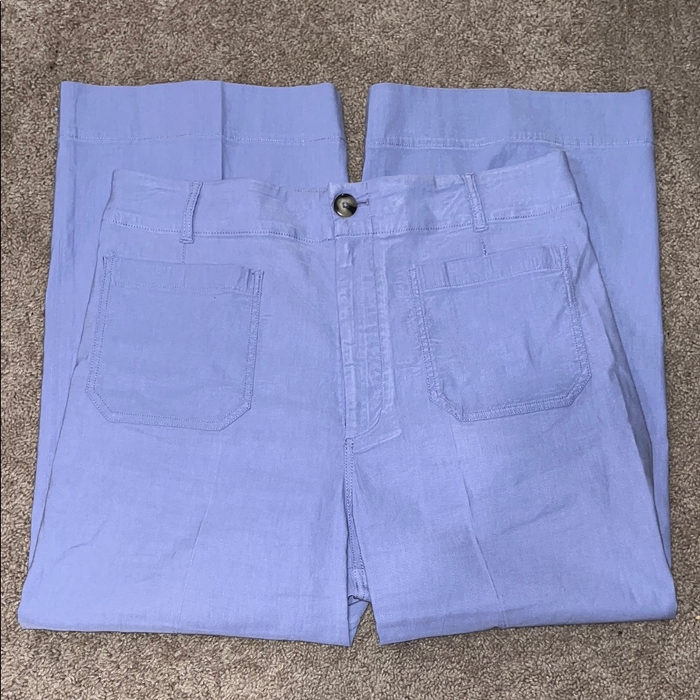 MAEVE ANTHRO Colette Cropped Trousers